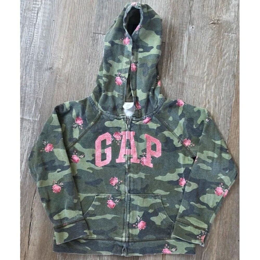 Baby Gap Camo Hoodie size 5